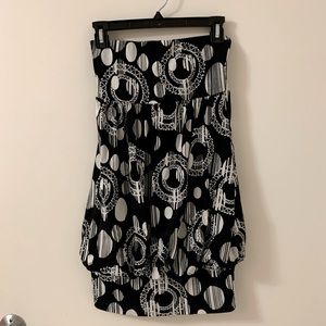 Strapless bubble dress